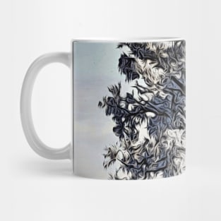 Tree winter landscape / Maléa is looking for the goblin - children's book WolfArt Mug